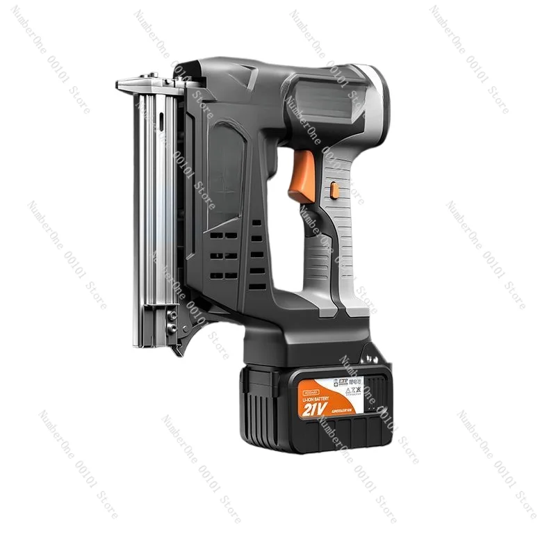 Rechargeable Lithium Battery Staple Gun Pneumatic Nail Gun Woodworking Special Nailing Artifact