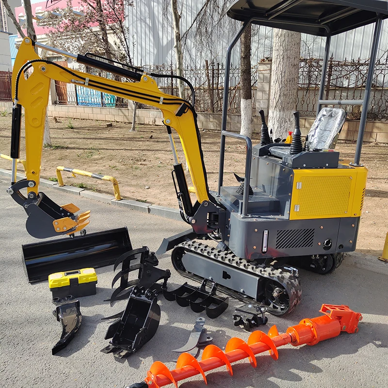 1.8 Ton Mini Excavator Small Hydraulic Crawler Digger Household Excavators For Farm Work And Construction Work China Customized
