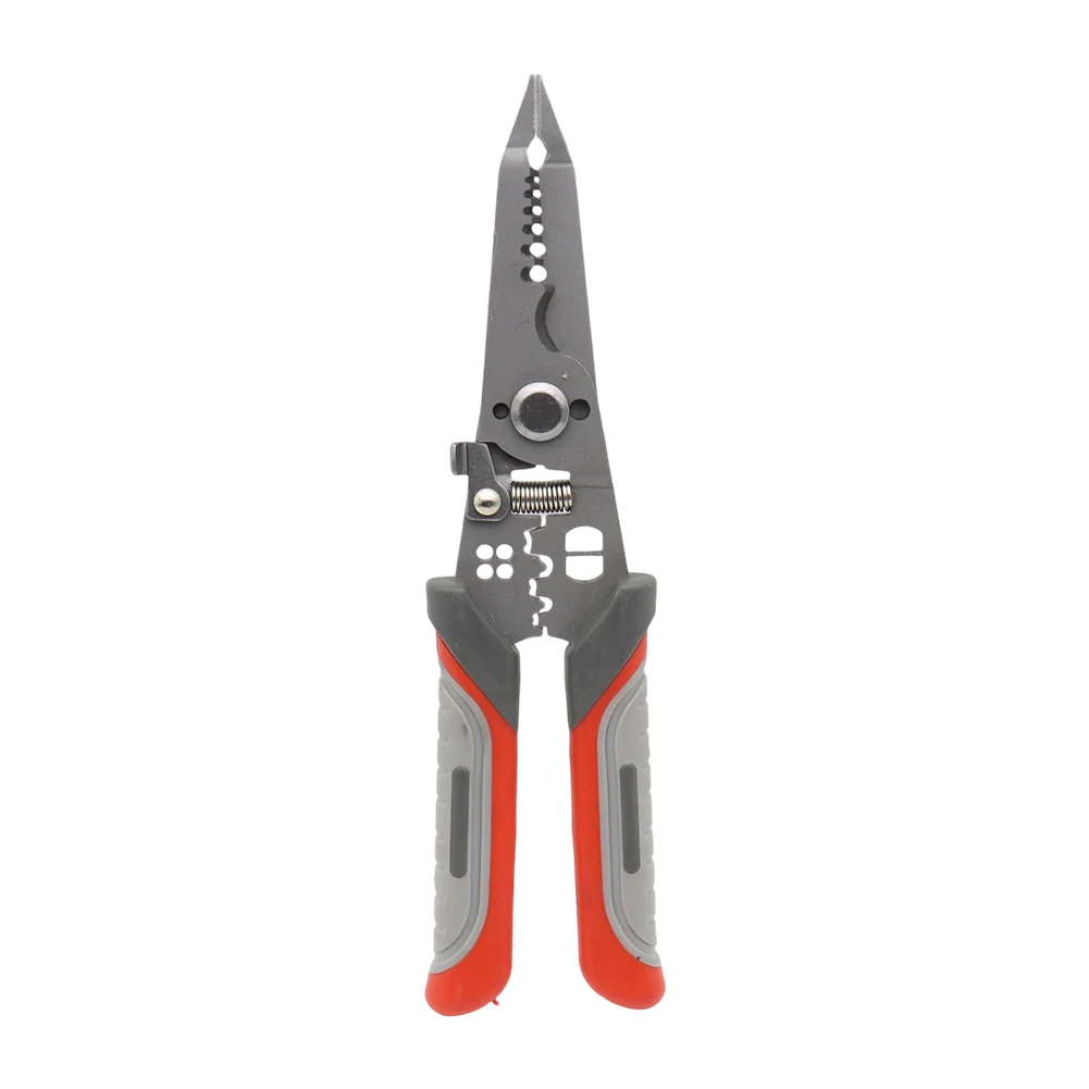 Electrician Tool for Cutting Crimping and Stripping Wires Carbon Steel with Ergonomic Grip for Comfortable Handling