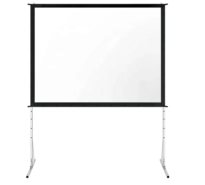 

100 inch to 300 inch large outdoor fast folding front and rear portable projection screen