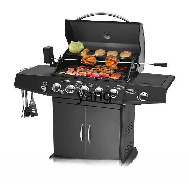 LH， Large Outdoor Grill Courtyard Gas Villa Barbecue Grill Stew Oven
