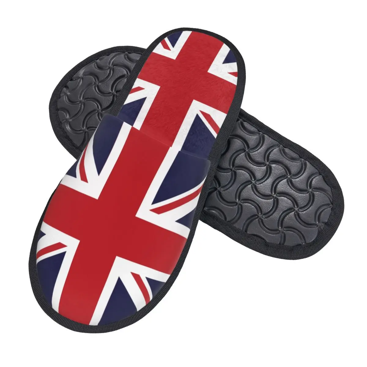 Custom Union Jack Flag Of The UK Memory Foam Slippers Women Soft Warm United Kingdom British House Slippers