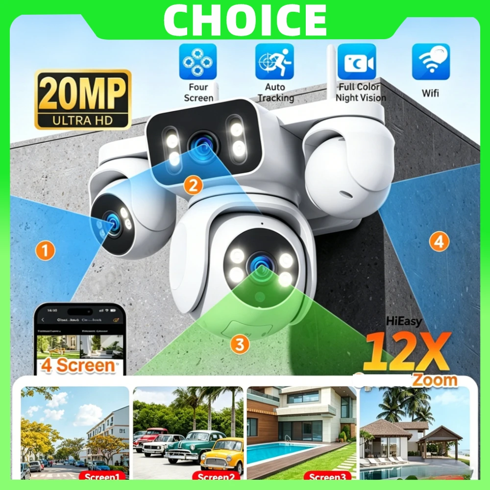 camera-de-securite-wifi-ptz-a-ecran-quadruple-20mp-zoom-12x-suivi-ia-surveillance-video-10k-cctv-wifi