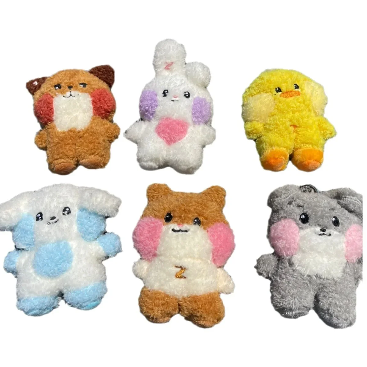 12CM Kpop ZB1 ZEROBASEONE bambola portachiavi peluche bambola ciondolo zaino accessori portachiavi ZhangHao HanBin rick portachiavi regalo