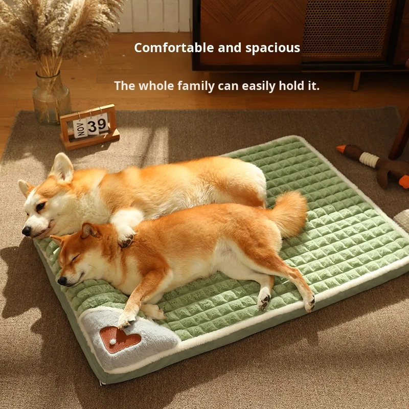 

Four Seasons Thickened Warm Pet Mat Large Dog Sleeping Pad Removable Washable Dog Mat Pet Supplies