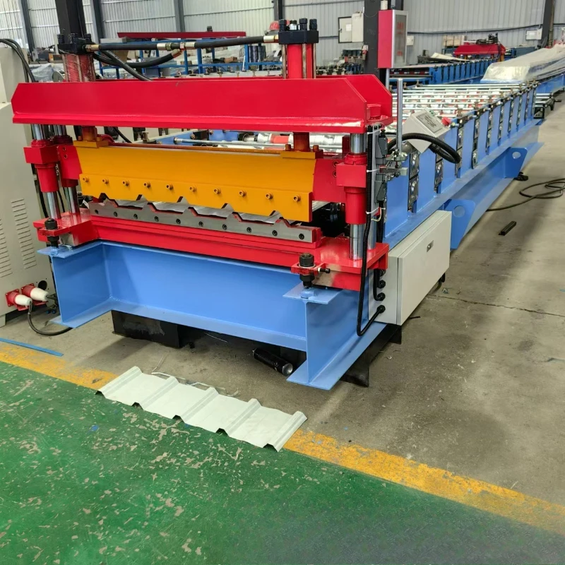 840 type color steel plate tile pressing machine 840 type rubber and plastic cotton plate tile pressing machine