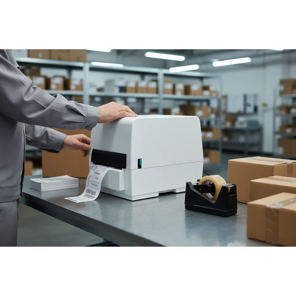 Commercial Ribbon Printing Machine - 4x6 110mm Thermal Transfer Shipping Label