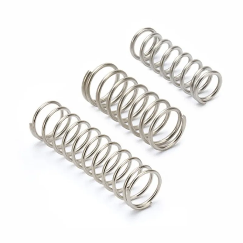 10pcs Wire Diameter 0.4mm 0.5mm 304 Stainless Steel Pressure Spring Compressed Spring Compression Spring