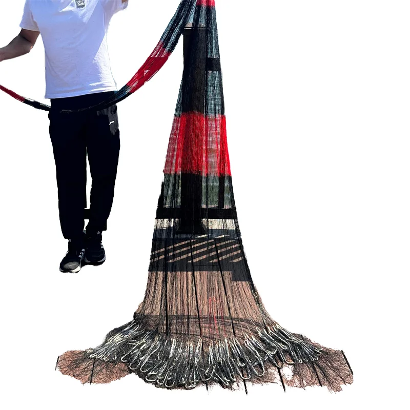 

High Quality 3ft-12ft Hand Woven Multifilament 210D Nylon Net 4ply/6ply Double Knot Custom Sizes Available