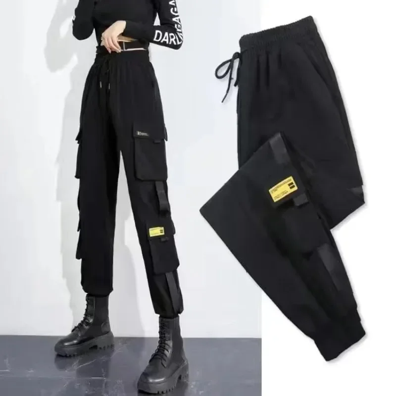 Joggers Womens Casual Sports Sweatpants Girls Hip Hop Streetwear Female Fashion Jogging Lasies Plus Size S-2XL Cargo Trousers