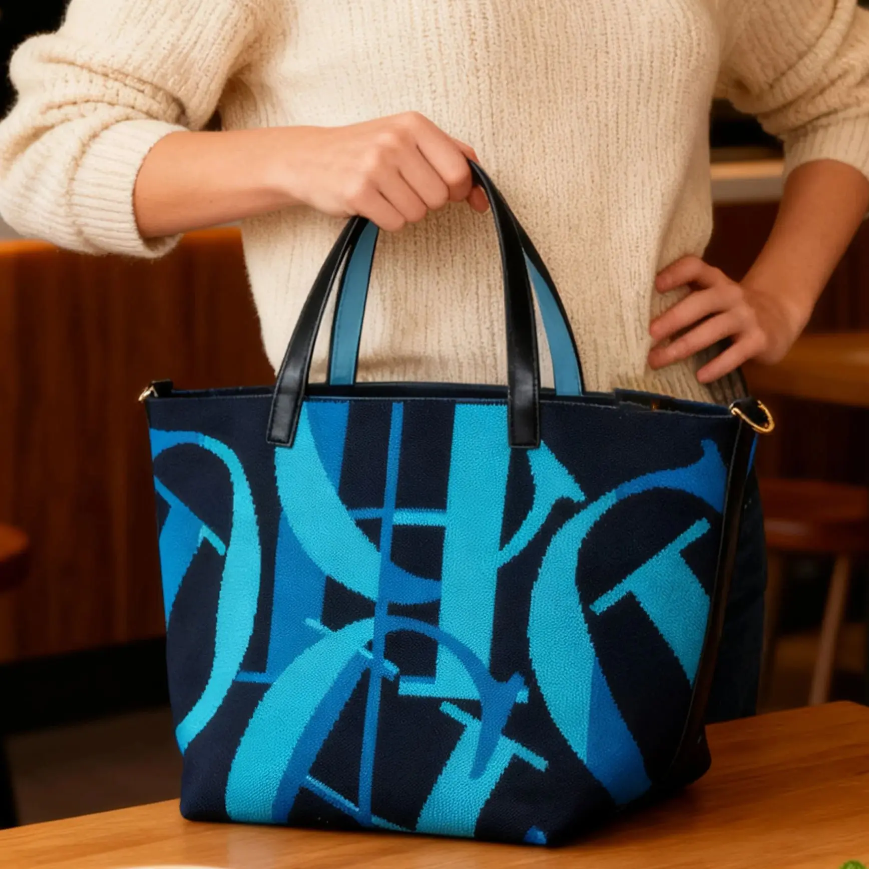 

CH Женская сумка в стиле ретро, модная сумка для покупок большой вместимости, многофункциональная праздничная женская сумка-ведро