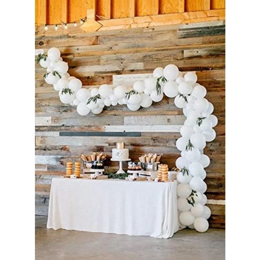 title: 100Pack 12Inch White Latex Balloons for Birthday Parties Weddings and Events Ideal for Decorquential