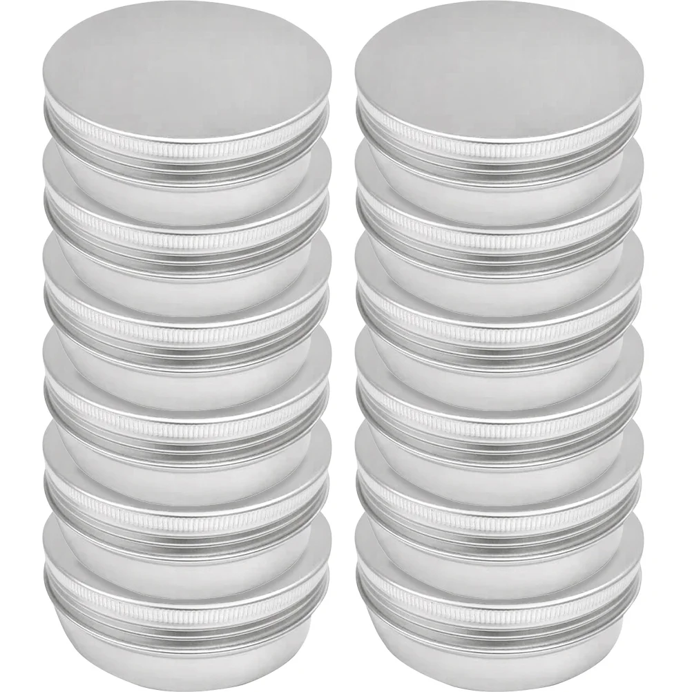 24 قطعة حاويات القصدير الألومنيوم صناديق المجوهرات مانعة للتسرب السفر المنظم لحاملي القرط ماكياج مسحوق عشب حقيبة للتخزين #1