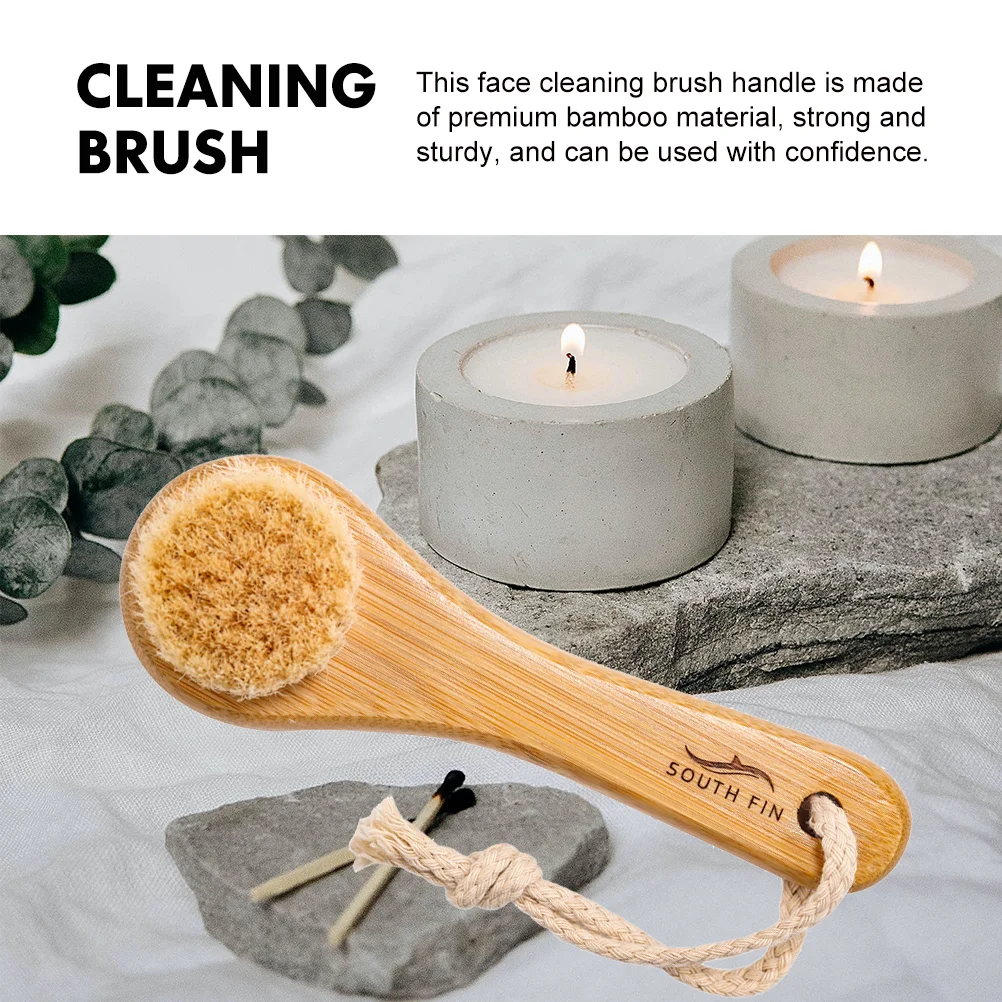 Horse Hair Face Brush Home Facial Cleaning Wash Makeup Manual Exfoliating Deep Women Cleansing Miss Cleanser