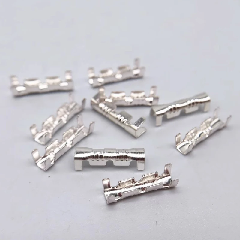 50/100/200PCS 453U-shaped Electrical Cable Connectors Tab Cold Insert Wire Connector Electricos Small Ceeth Terminal image 5