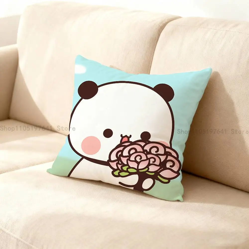 

Cartoon Lovely Cute BuBu DuDu Pillow Case For Sofa Decor Car Office Room Printing Cushion Cover Decorations and Protector