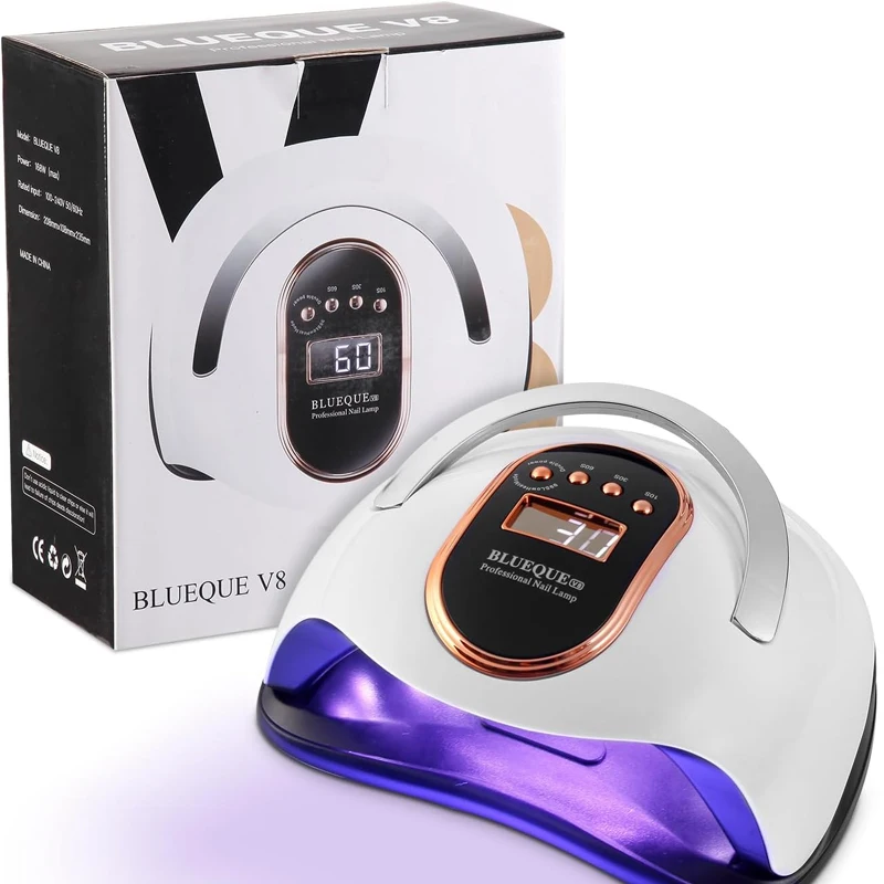 Secador de uñas LED/UV, lámpara de hilo dorado, lámpara de cuentas para uñas, secador de esmalte de Gel, accesorios ligeros para decoración de uñas, Gel de curado para uñas de los pies