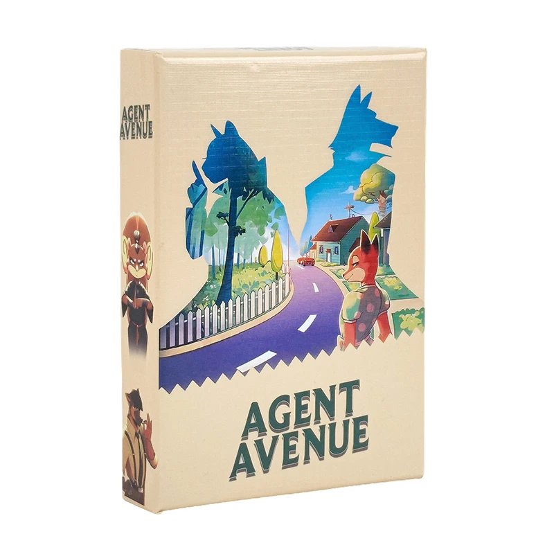 Agent Avenue Board Game English Version 2 Players Family Party Fun Tabletop Game for Friends
