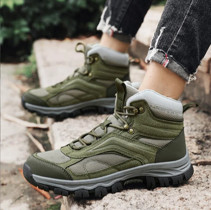 

New Winter Men's Boots Warm Men's Snow Boots High Quality Leather Men Non-slip Sneakers Outdoor Men Hiking Boots Work Shoes