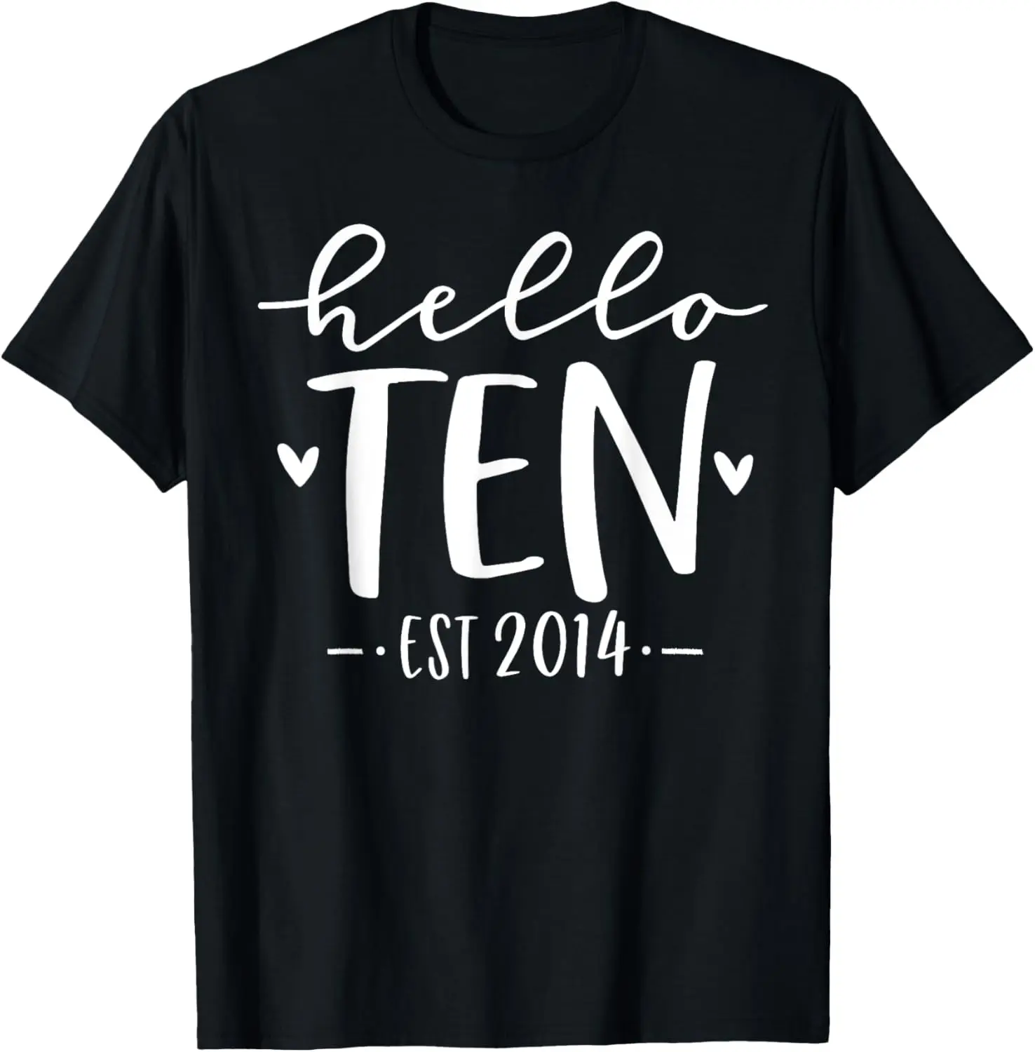 

Футболка Hello Ten Est 2014, 10-летняя футболка для девочек на 10-летие