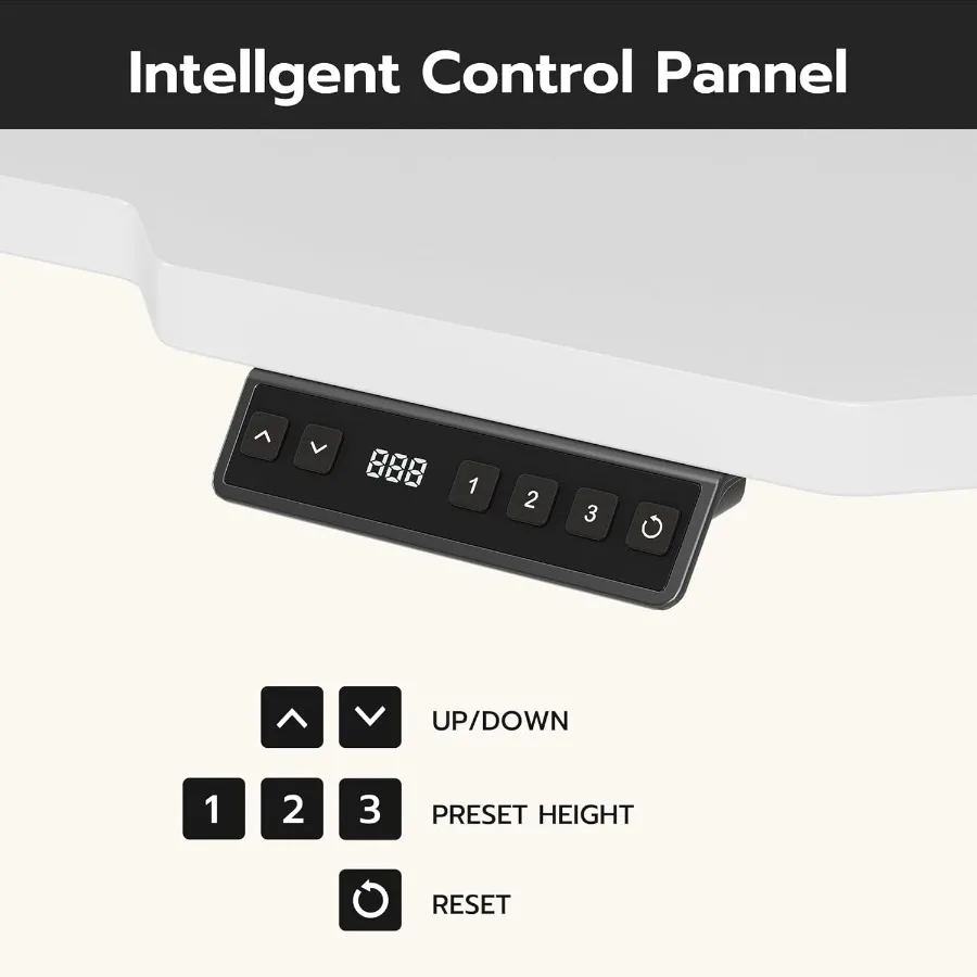 71 مكتب قائم كهربائي على شكل حرف L قابل للعكس مع ارتفاع قابل للتعديل للألعاب والمكتب المنزلي يستخدم جهاز كمبيوتر زاوية SitStand #5