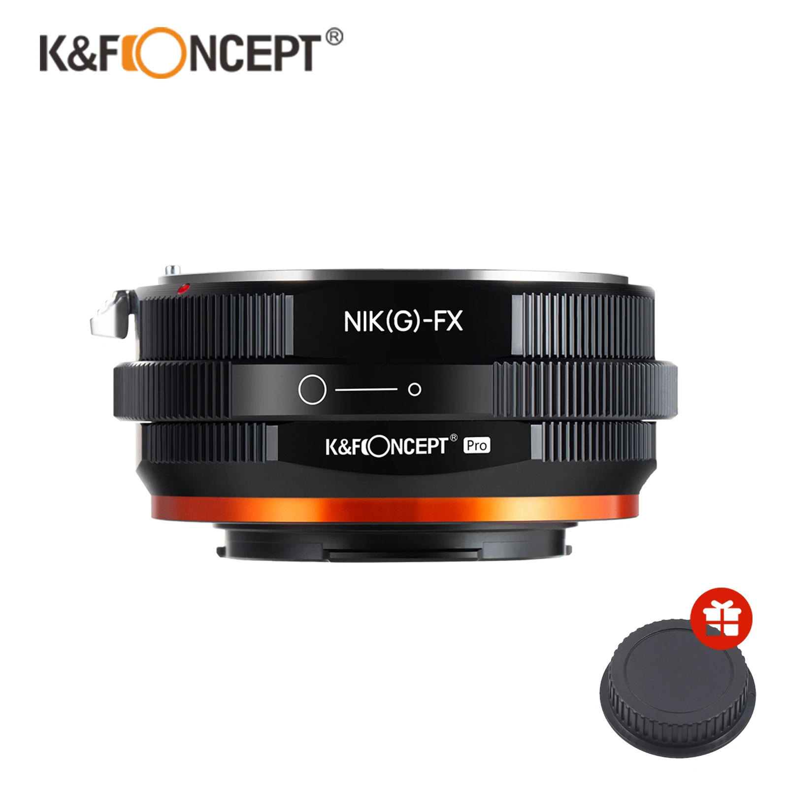 K&F Concept NIK G-FX Adapter PRO for Nikon G F Ai Mount Lens to Fujifilm Fuji X Mount Camera S10 XT20 X-A2,X-E1.X-T1 Lens Adapte