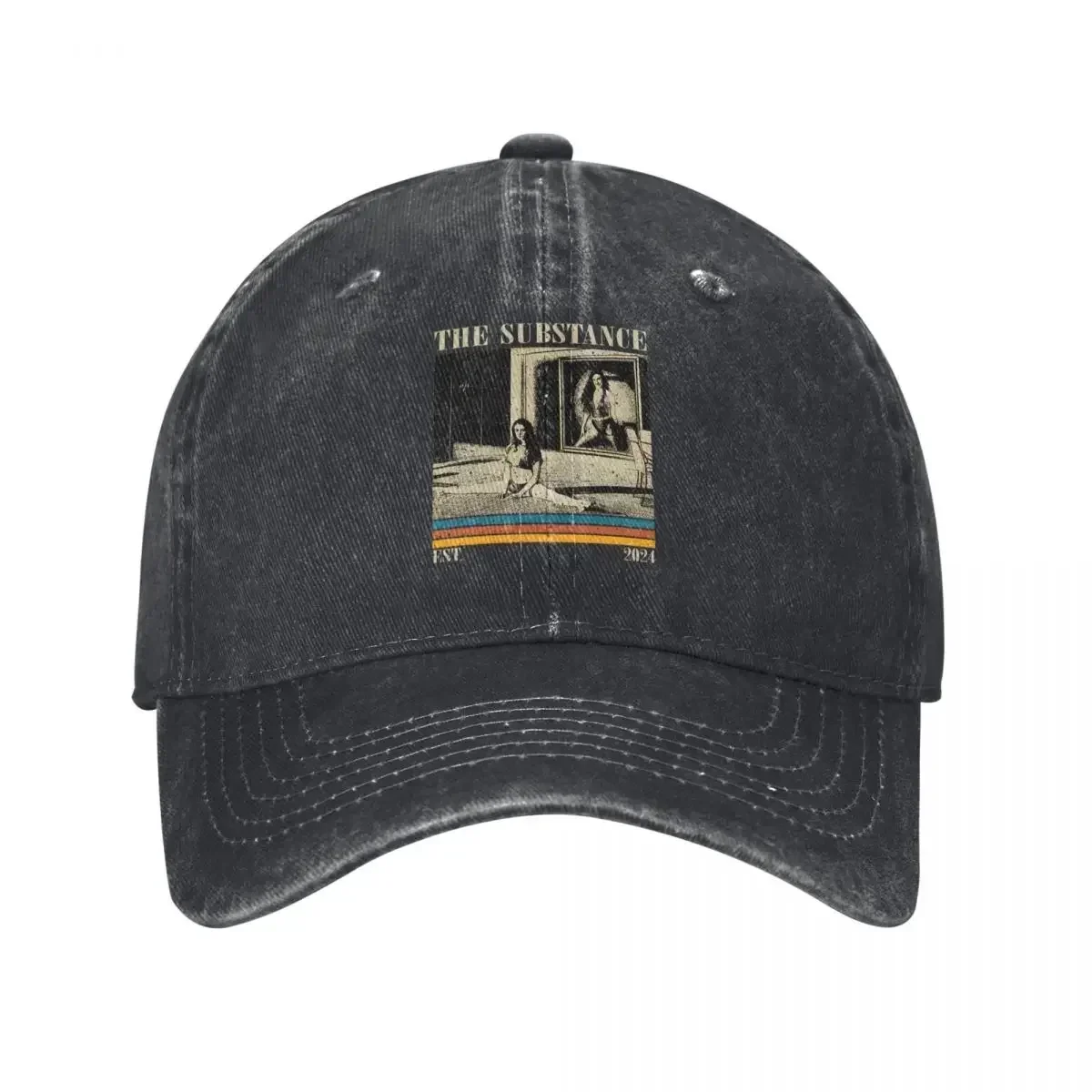 New Retro The Substance Men Women Baseball Cap Distressed Cotton Caps Hat Fashion Outdoor Running Golf Headwear