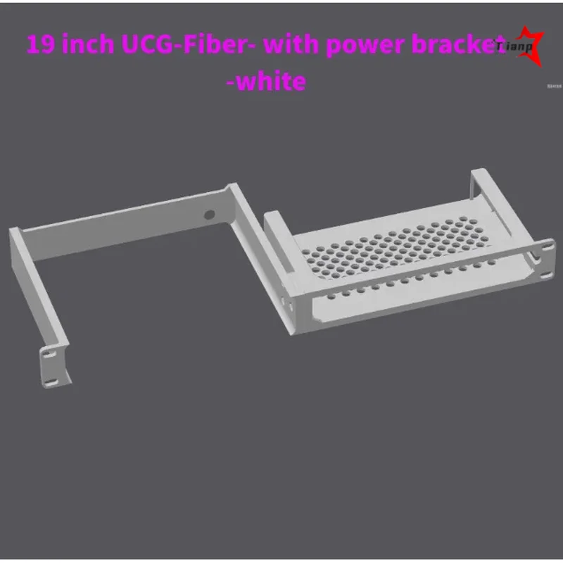 Tough hanging mount rig for UniFi UCG Fiber secures hardware with ventilated layout and tidy inner storage