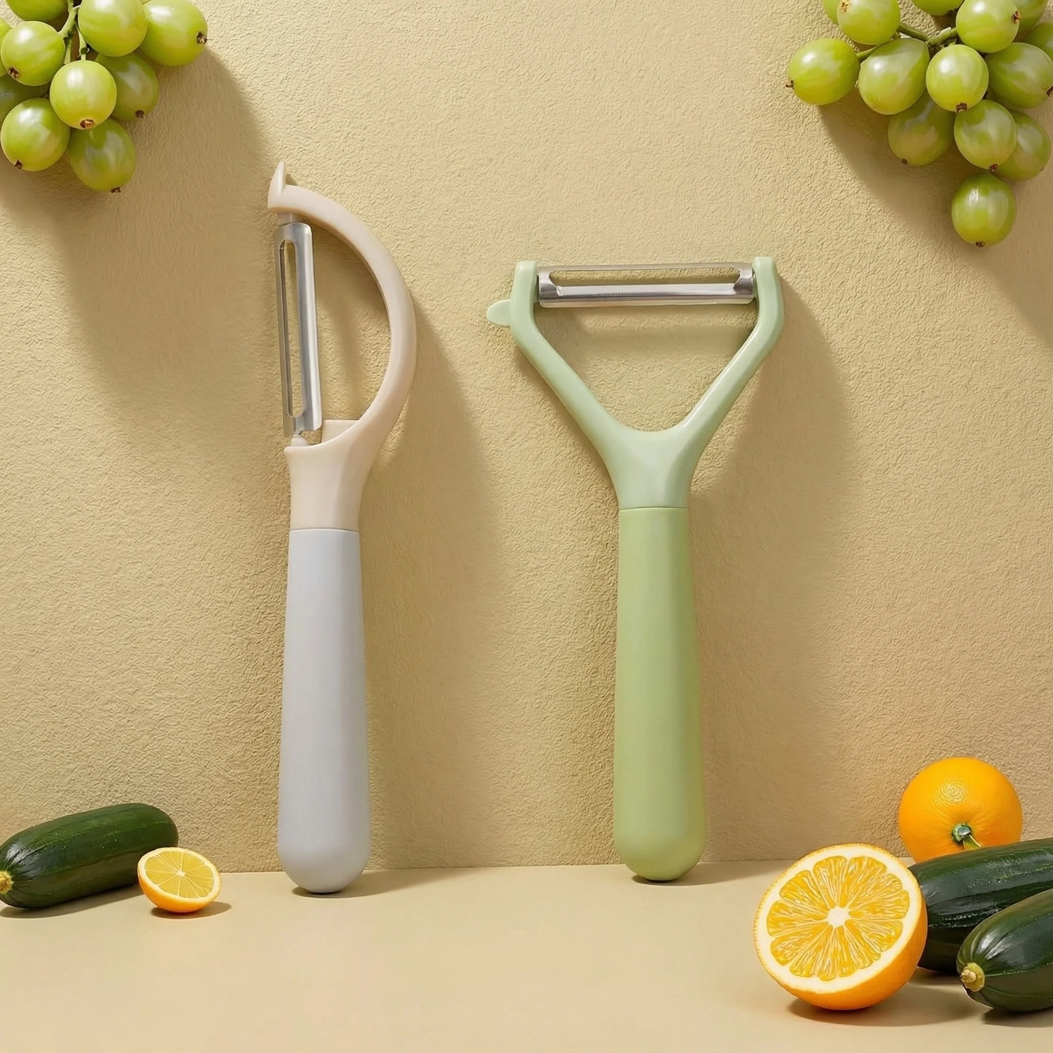 Kitchen Vegetable/Potato Peeler (2-Piece Set) — Swivel Peeler Suitable for Carrots, Cucumbers, and Potatoes