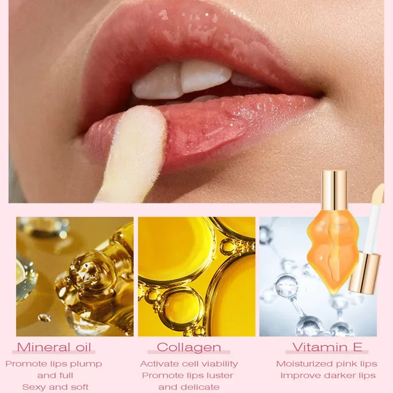 New Lip Plump Serum Instant Increase Elasticity Lips Plumping Gloss Oil Long Last Moisturizing Reduce Fine Lines Sexy Lip Makeup