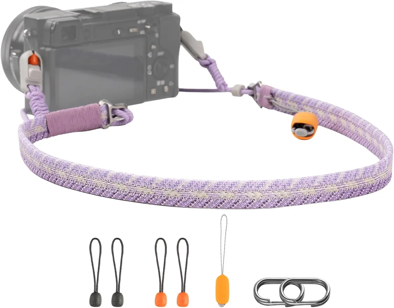 PGYTECH Braided Camera Strap 30kg Load UHMWPE Quick-Release for Mirrorless Compact Instant Camera