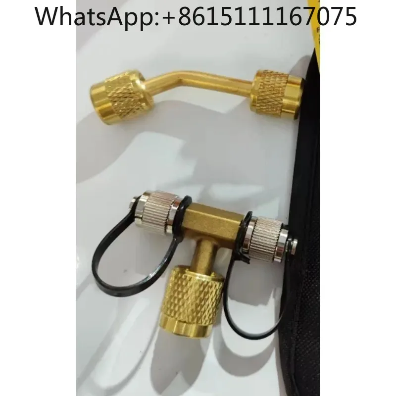 HVAC Three-Way Vacuum Adapter, VGW-MINI Mini Gauge Quick Disconnect Control Valve Fitting, High Quality, Fast Delivery