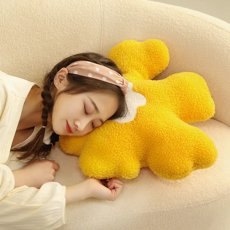 New Strange-shaped Flower Pillow Personality Plush Cushion Bedroom Decorations Birthday Gift Christmas Kid Girlfriend