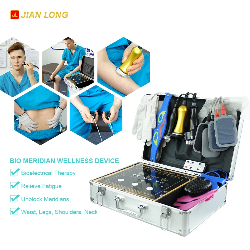 Health Biological Energetic Dredge Meridian Massage DDS Bio Electric Instrument Shoulder Whole Body Massage Therapy Pain Relief