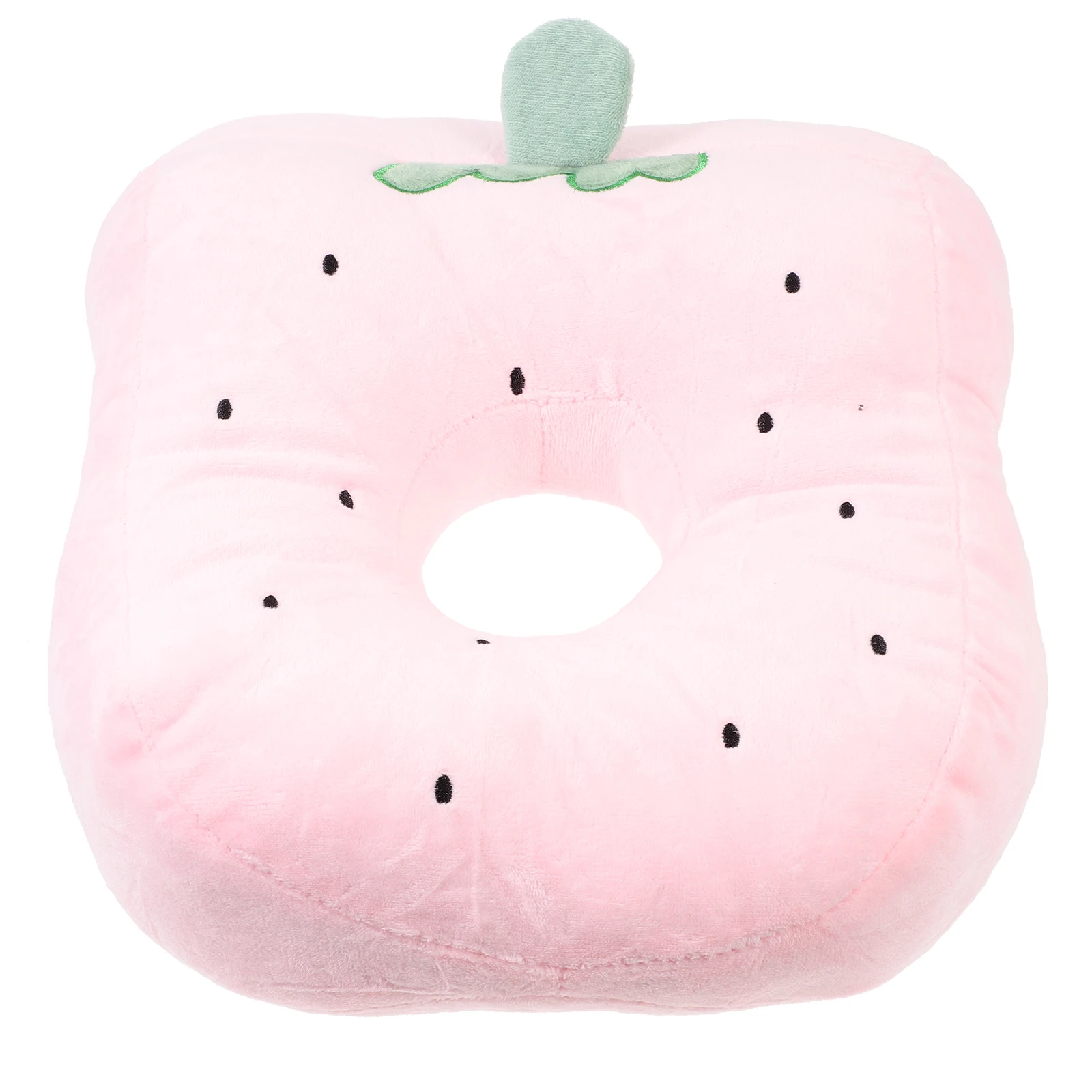 

Cartoon Animal Ventilated Nap Pillow with Ear Holes for Office Comfortable Sleep Wear Resistant Ergonomic Pearl Cotton Support