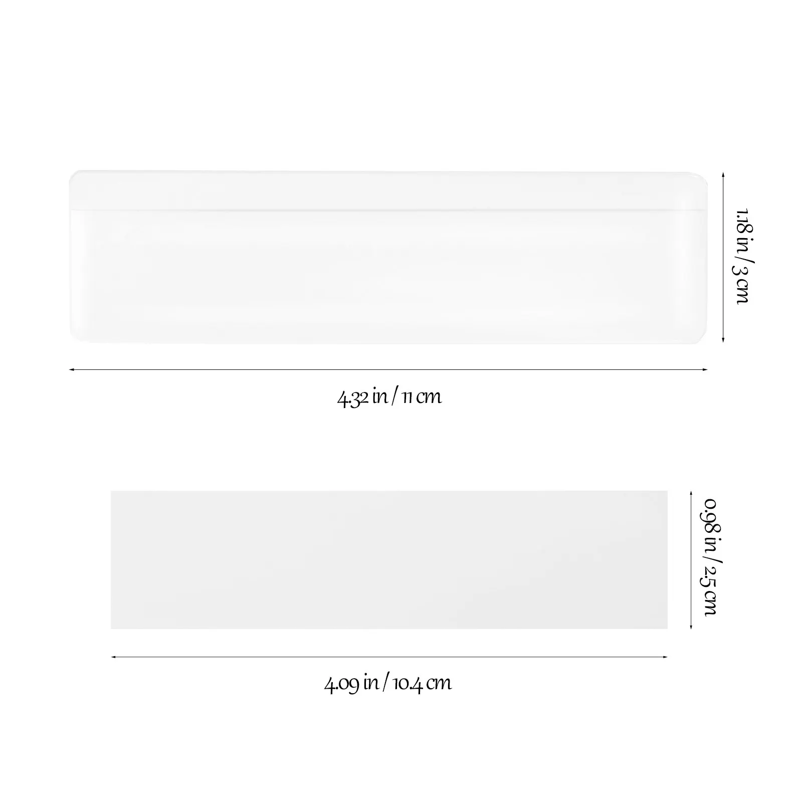 1Set Adhesive Label Holders Clear Plastic Pockets for Filing Organization Storage Boxes Includes Paper Refills Office Study