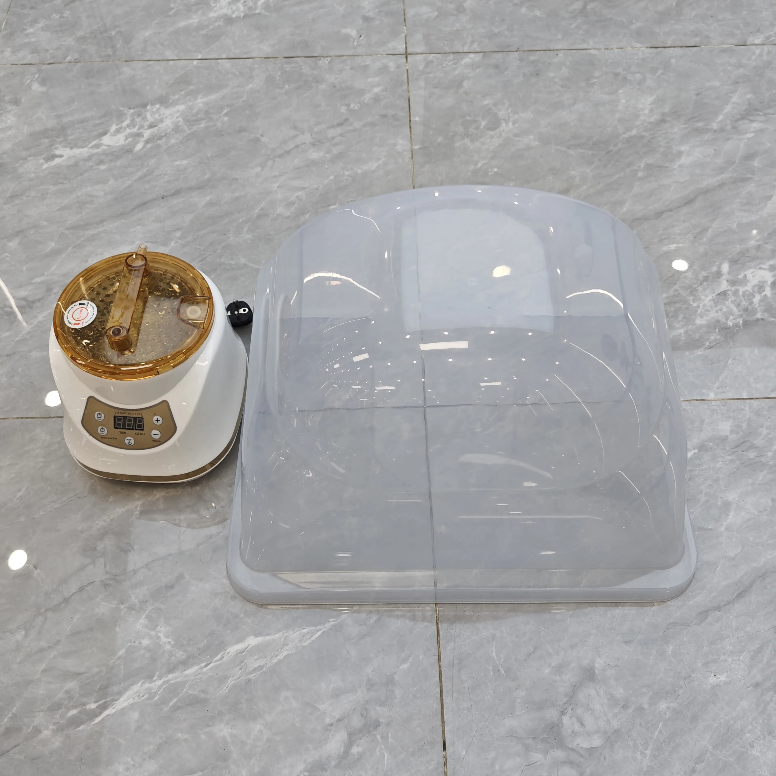 معدات سبا الرأس، آلة تبخير حوض علاج الرأس، غطاء غطاء التبخير، الملحقات، الشحن من الولايات المتحدة