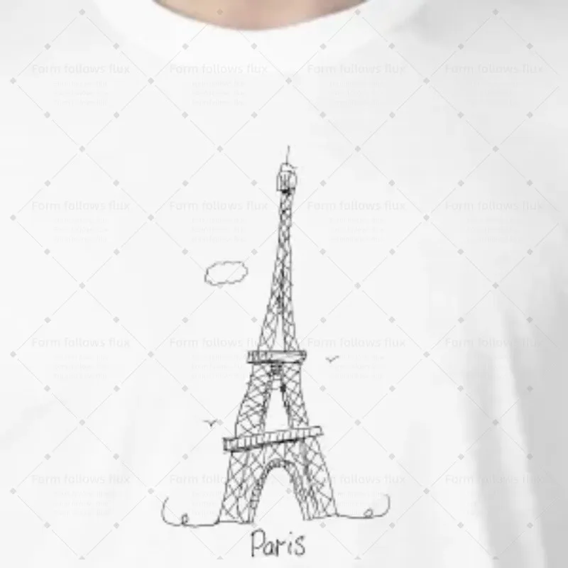

2026 men T-Shirt Hoodie Eiffel Tower Cities Kids Mums Summer Hand Drawn Comic style Unisex S-6XL Plus Size Friendly