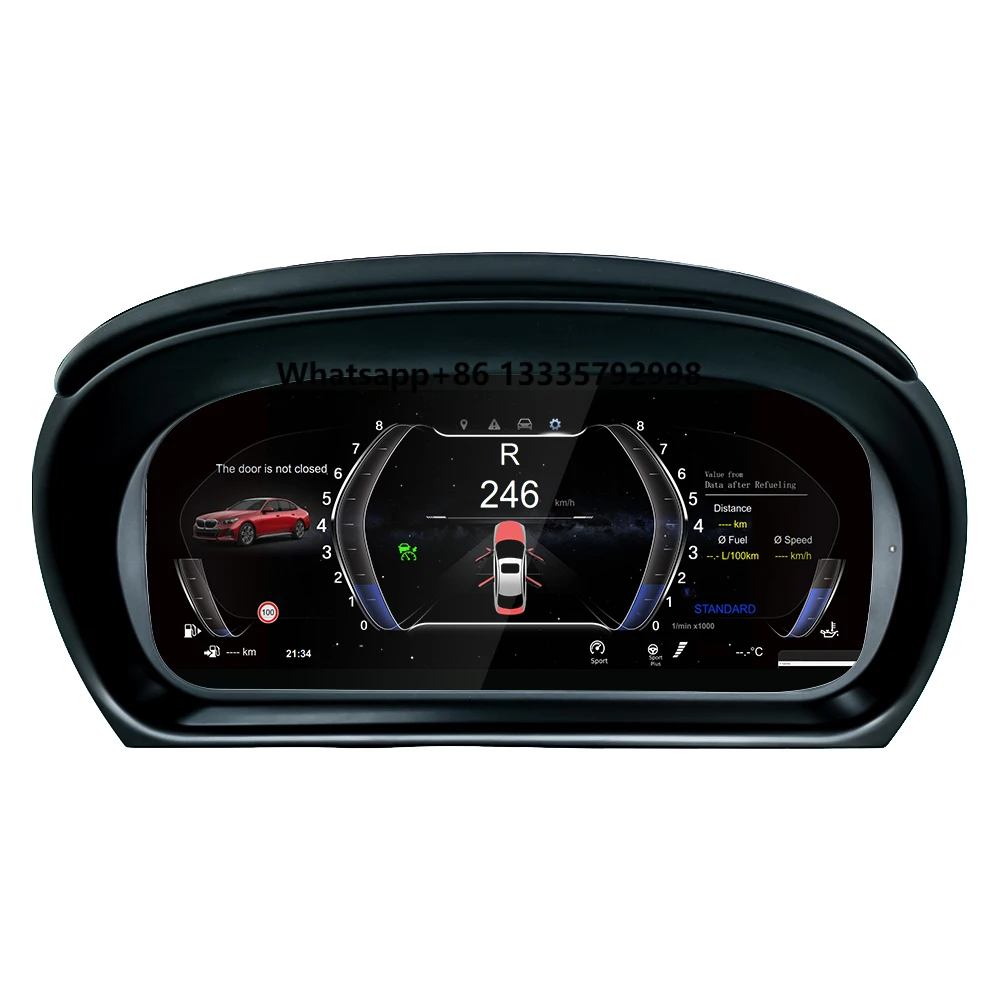 12.3'' Screen LCD Dashboard Speedometer Digital Cluster for bmwX5-X6 F15/F16 LCD Instrument Panel Carplay