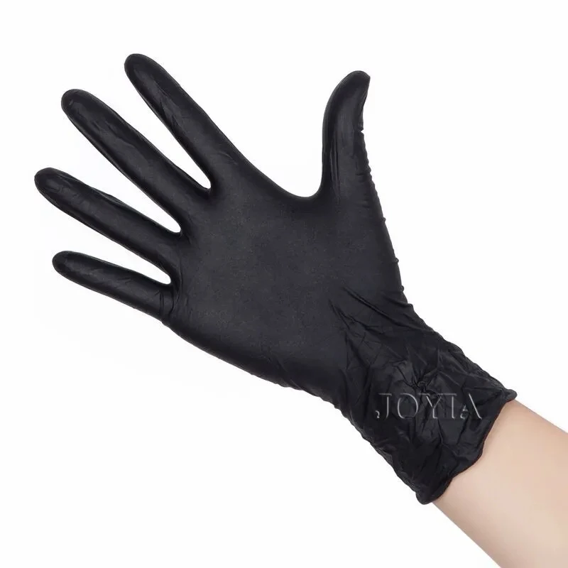 Black Disposable Gloves Powder & Latex Free Non-sterile Nitrile Gloves For Aldult Kids Hand Protection XS XL Medium Large