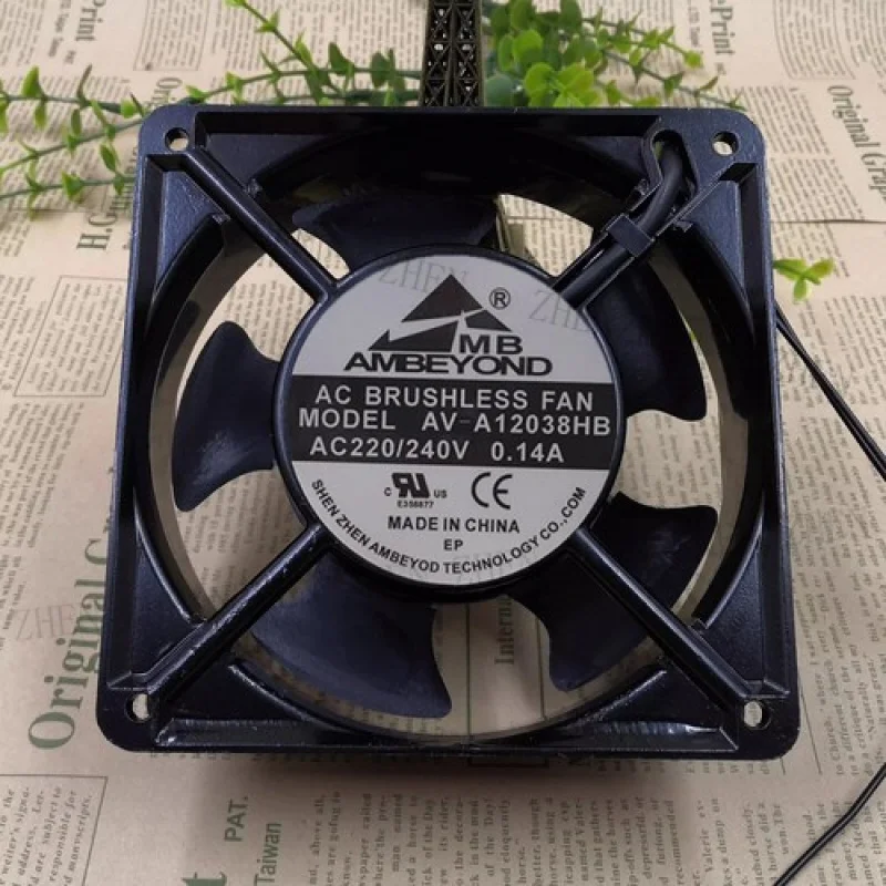 

Y FOR AMBEYOND AV-A12038HB 12038 AC220V/240V 0.14A 12CM Cooling Fan