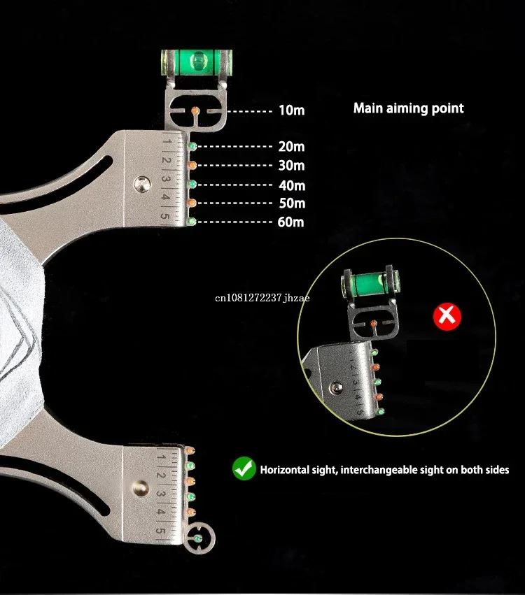Outdoor tools Fast Pressure Shooting Acessories Tirachinas Laser Alloy Slingshot Metal Rubber Band High precision Slingsshot