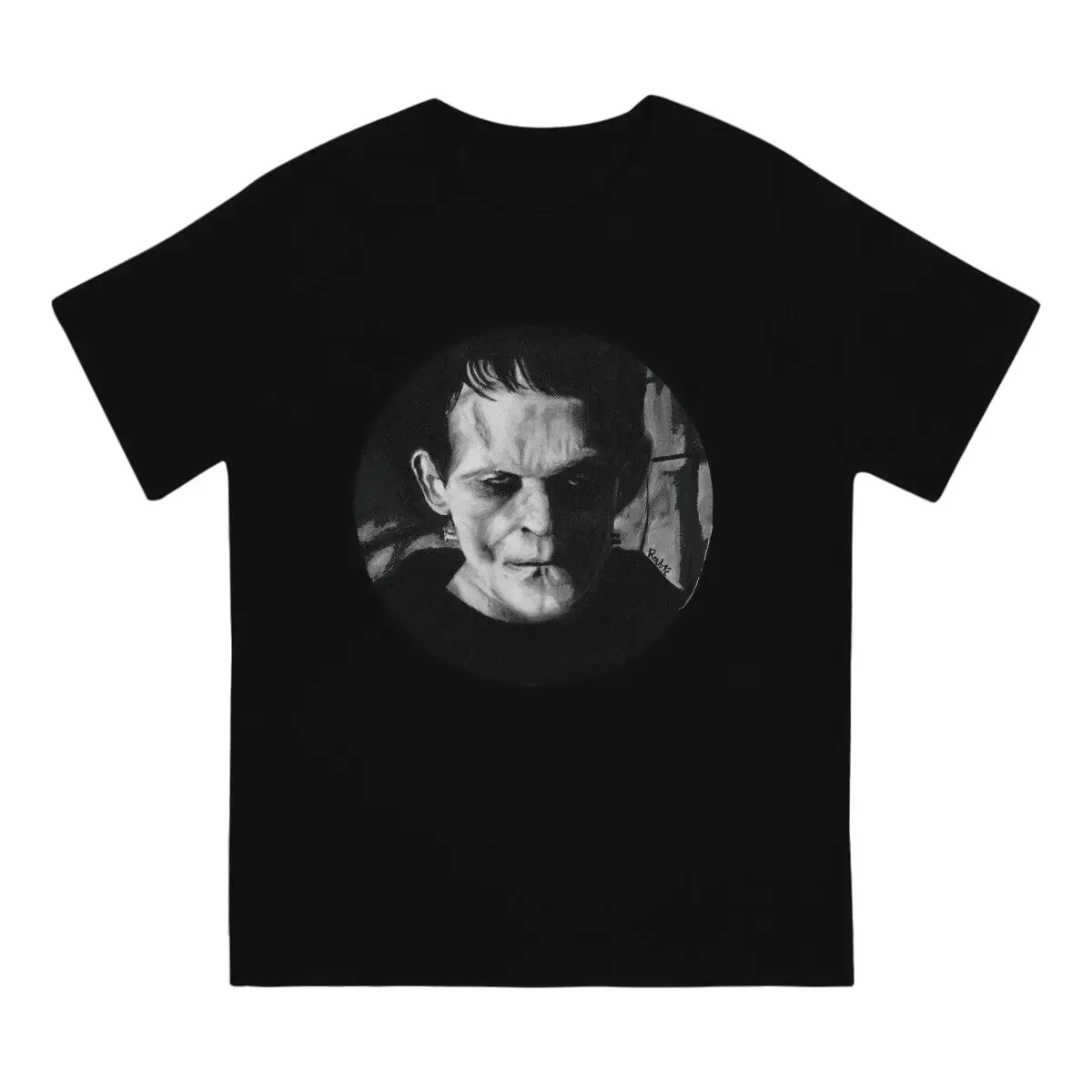 House of Frankenstein Horror film Newest TShirt for Men Round Neck Basic T Shirt Personalize Gift Clothes Tops