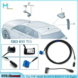 3BD035711 Bluetooth-compatibleMicrophone MIC Module Harness CableAdapter For VW MQB RCD510 RNS315 CD Radio