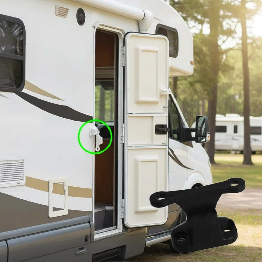 RV Camper Tür Push Retainer Clip Spacer Halter für Wohnmobile Boot Autozubehör 1-teilig