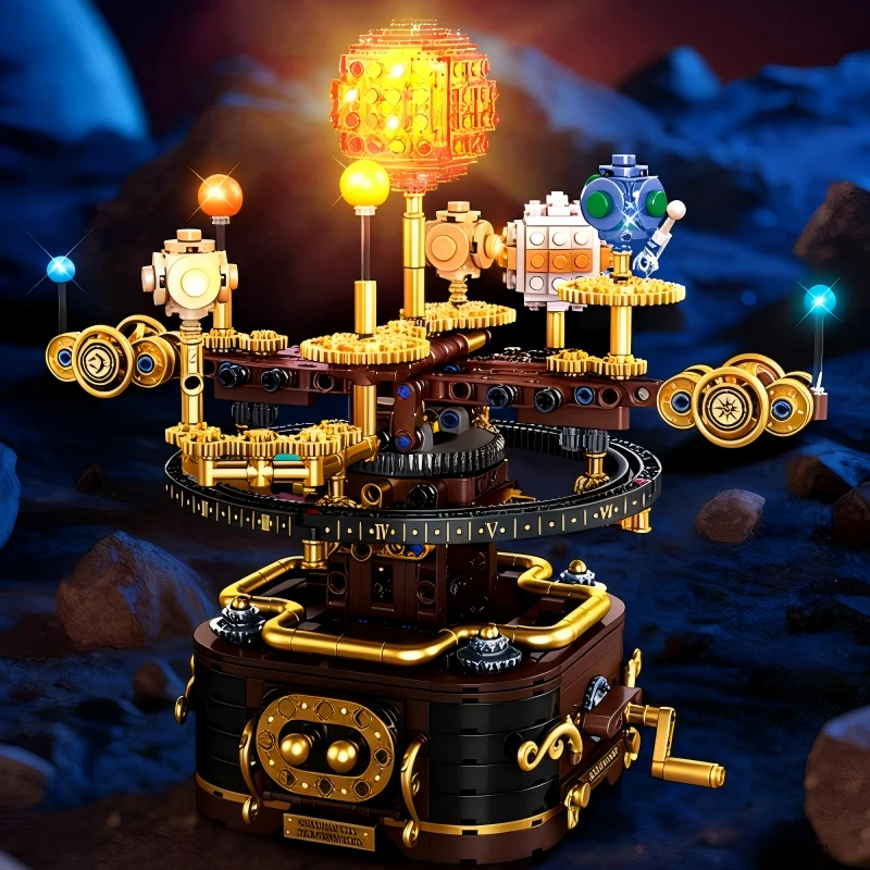 

Строительные блоки RotatingSolarSystem — обучающая игрушка EightPlanets, сложный обучающий инструмент в области STEM для мальчиков от 8 лет, подарок на день рождения