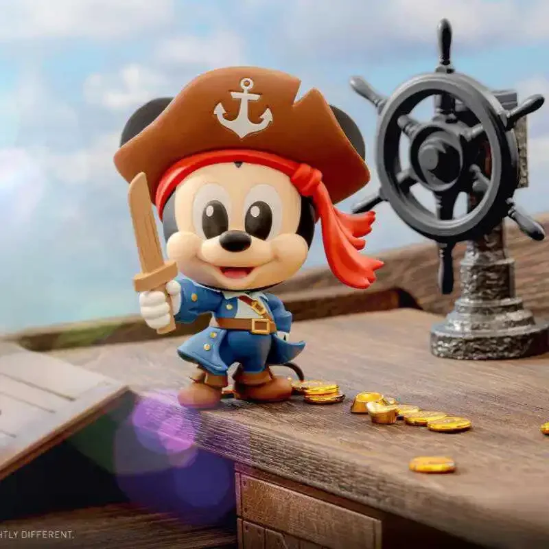 Anime Disney Myszka Miki I Przyjaciele Seria Sea Bootleg Goofy Goof Pluto Stitch Chip N Dale Figurka Model Dzieci Zabawka Prezent Świąteczny