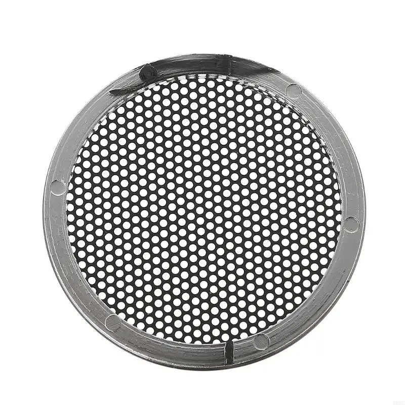 2pcs 2inch Decorative Steel Mesh Circle Car Speaker Protective Cover Cases Horn Guard Decorative Circle Video Accessory