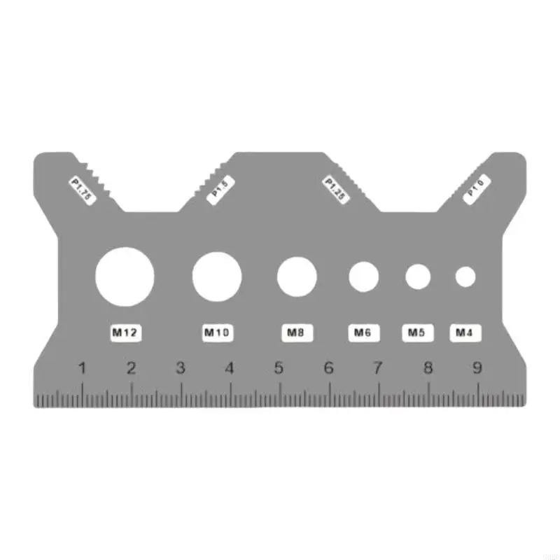 G92C Efficient Screw Measurement Device Clear Scale Screw Size Gauges for 4mm/5mm/6mm