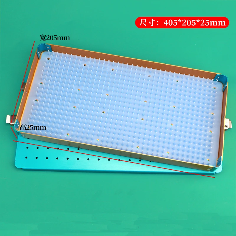 Aluminum alloy surgical instruments disinfection box Silicone eye nose chest plastic surgery instruments disinfection maintenanc